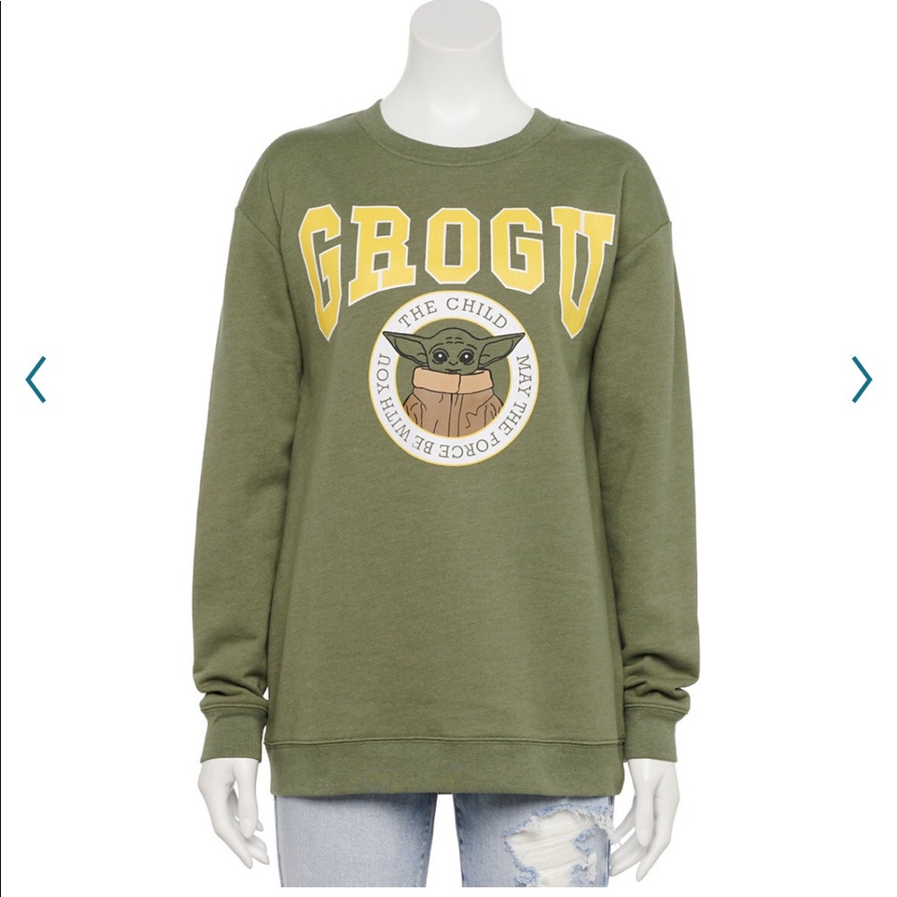 Junior' Star Wars: The Mandalorian "Grogu" The Child Collegiate Sweatshi…